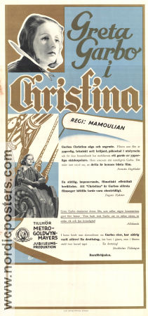 Christina 1933 poster Greta Garbo John Gilbert Rouben Mamoulian
