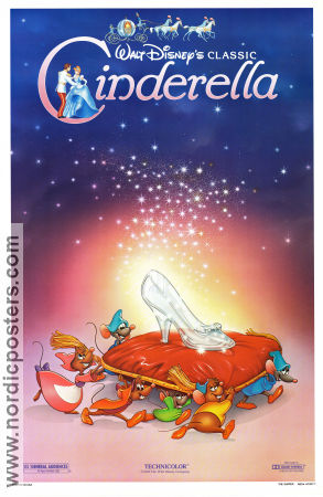Cinderella 1950 poster Ilene Woods Clyde Geronimi Animerat Hitta mer: Askungen