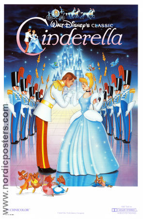 Cinderella 1950 poster Ilene Woods Clyde Geronimi Animerat Hitta mer: Askungen