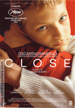 Close 2022 poster Eden Dambrine Gustav De Waele Emilie Dequenne Lukas Dhont