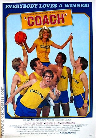 Coach 1978 poster Cathy Lee Crosby Michael Biehn Keenan Wynn Bud Townsend Sport Skola