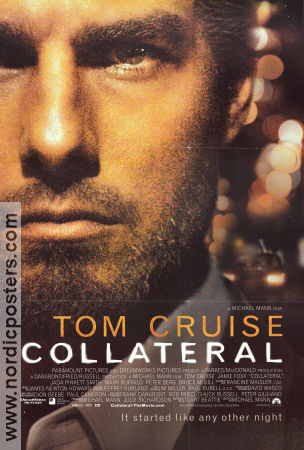 Collateral 2004 poster Tom Cruise Jamie Foxx Jada Pinkett Smith Michael Mann