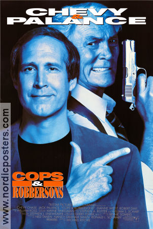 Cops and Robbersons 1994 poster Chevy Chase Jack Palance Dianne Wiest Michael Ritchie Poliser