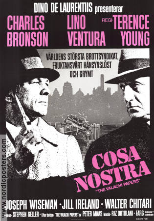 Cosa Nostra 1972 poster Charles Bronson Lino Ventura Jill Ireland Terence Young Maffia