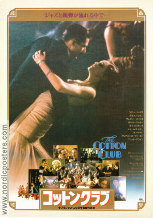 The Cotton Club 1984 poster Richard Gere Bob Hoskins Nicolas Cage Tom Waits Francis Ford Coppola Maffia