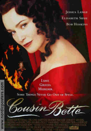 Cousin Bette 1998 poster Jessica Lange Elisabeth Shue