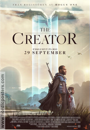 The Creator 2023 poster John David Washington Madeleine Yuna Voyles Gemma Chan Gareth Edwards