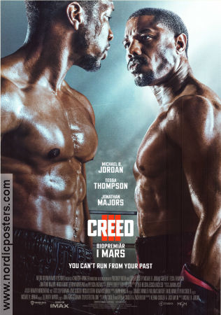 Creed 2023 poster Tessa Thompson Jonathan Majors Wood Harris Michael B Jordan Boxning