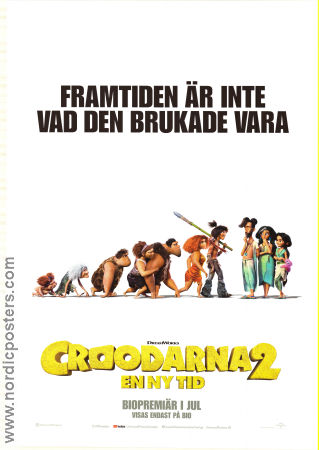 Croodarna 2 2020 poster Nicolas Cage Joel Crawford Animerat