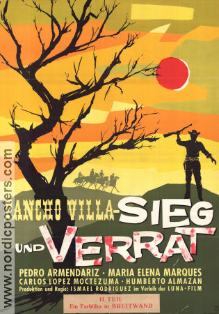 Cuando Viva Villa es la muerte 1960 poster Pedro Armendariz Ismael Rodriguez Filmen från: Mexico