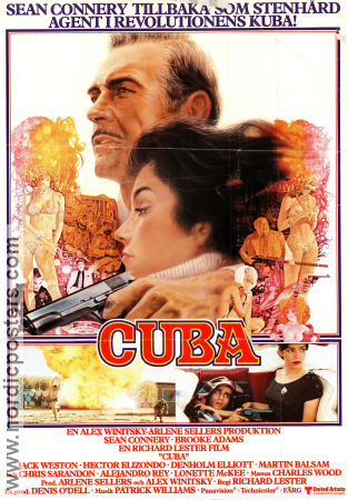 Cuba 1979 poster Sean Connery Brooke Adams Jack Weston Richard Lester