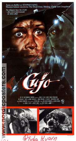 Cujo 1983 poster Dee Wallace Lewis Teague Text: Stephen King Hundar