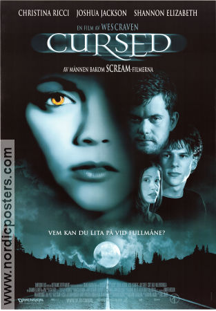 Cursed 2005 poster Christina Ricci Jesse Eisenberg Portia de Rossi Wes Craven