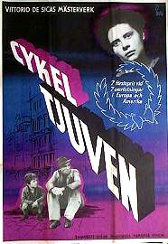 Cykeltjuven 1948 poster Lamberto Maggiorani Enzo Staiola Lianella Carell Vittorio De Sica Cyklar