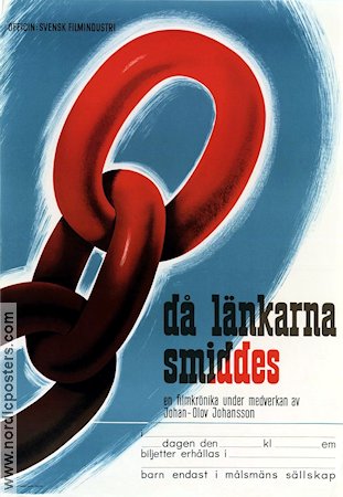 Då länkarna smiddes 1939 poster Johan-Olov Johansson