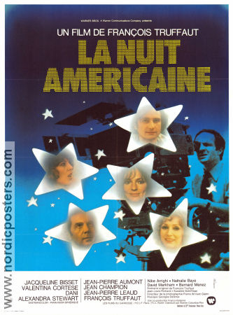 Dag som natt 1973 poster Jacqueline Bisset Francois Truffaut
