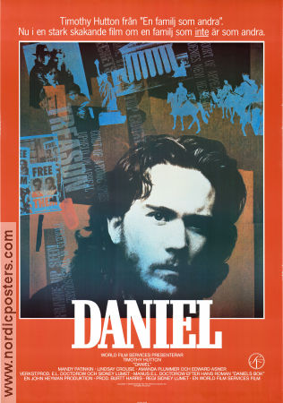 Daniel 1983 poster Timothy Hutton Mandy Patinkin Amanda Plummer Sidney Lumet