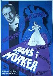 Dans i mörker 1950 poster William Powell Dans