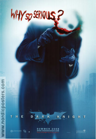 The Dark Knight 2008 affisch Christian Bale Michael Caine Heath Ledger Christopher Nolan Hitta mer: Batman Från serier