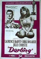 Darling 1967 poster Julie Christie Damer