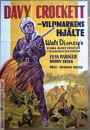 Davy Crockett King of the Wild Frontier 1955 poster Fess Parker