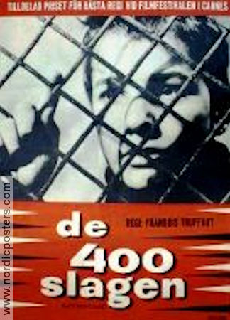 De 400 slagen 1959 poster Jean-Pierre Léaud Albert Rémy Claire Maurier Francois Truffaut Barn
