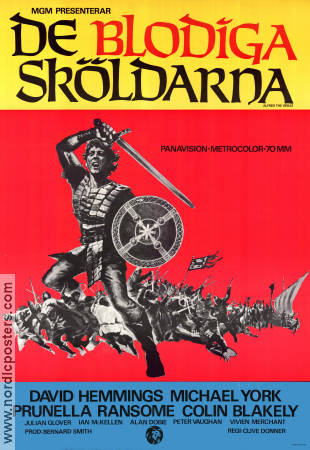 De blodiga sköldarna 1969 poster Michael York Clive Donner Hitta mer: Vikings