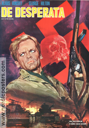De desperata 1969 poster Klaus Kinski George Hilton Ray Saunders Tonino Ricci Hitta mer: Nazi Krig