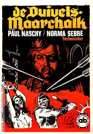 De Duivels Maarchalk 1974 poster Paul Naschy