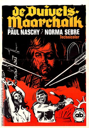 De Duivels Maarchalk 1974 poster Paul Naschy