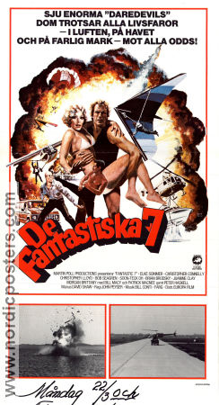 De fantastiska 7 1979 poster Christopher Connelly Christopher Lloyd Elke Sommer John Peyser Från TV