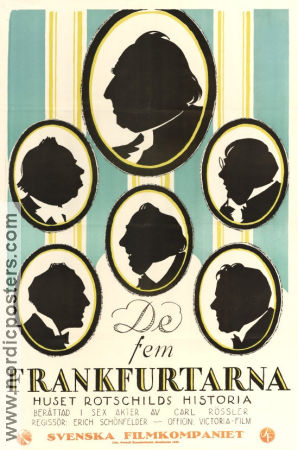 De fem Frankfurtarna 1922 poster Karl Beckersachs Ernst Behmer Erich Schönfelder