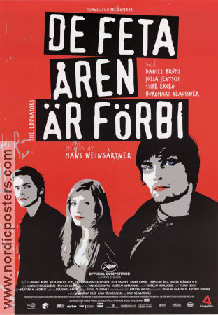 De feta åren är förbi 2004 poster Daniel Brühl Julia Jentsch Hans Weingartner