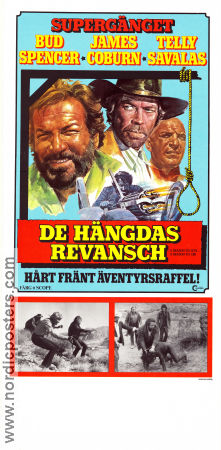 De hängdas revansch 1972 poster Bud Spencer James Coburn Telly Savalas