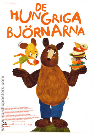De hungriga björnarna 2020 poster David Novotny Katerina Karhankova Filmen från: Czech Animerat Från TV