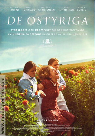 De ostyriga 2022 poster Emilie Kroyer Koppel Jessica Dinnage Lene Maria Christensen Malou Reymann Danmark