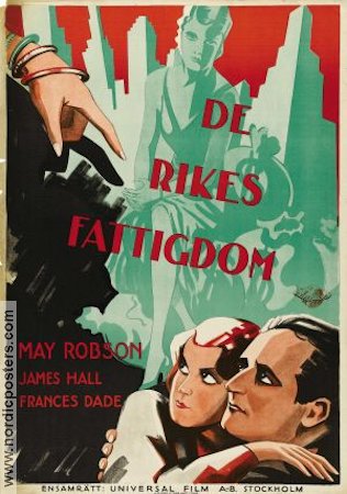 De rikes fattigdom 1931 poster May Robson