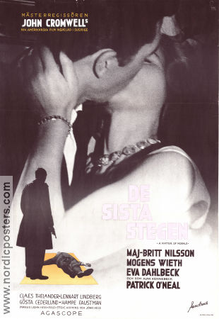 De sista stegen 1960 poster Maj-Britt Nilsson Mogens Wieth Eva Dahlbeck Patrick O´Neal John Cromwell