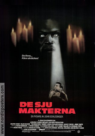 De sju makterna 1987 poster Martin Sheen Helen Shaver Harley Cross John Schlesinger