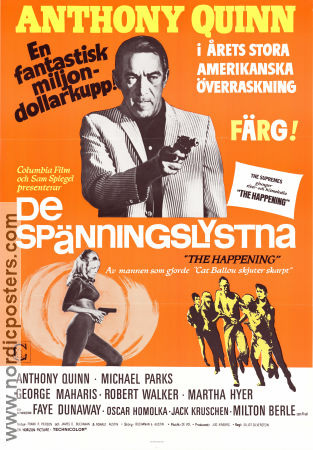 De spänningslystna 1967 poster Anthony Quinn Elliot Silverstein