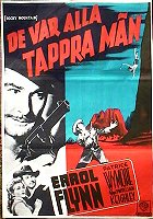 De var alla tappra män 1954 poster Errol Flynn Patrice Wymore Berg