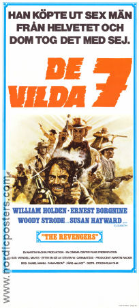 De vilda 7 1972 poster William Holden Ernest Borgnine Woody Strode Daniel Mann