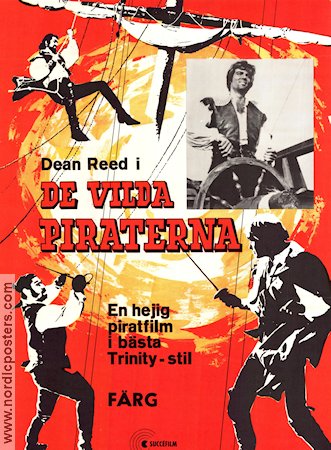 De vilda piraterna 1971 poster Dean Reed Annabella Incontrera Ferdinando Baldi