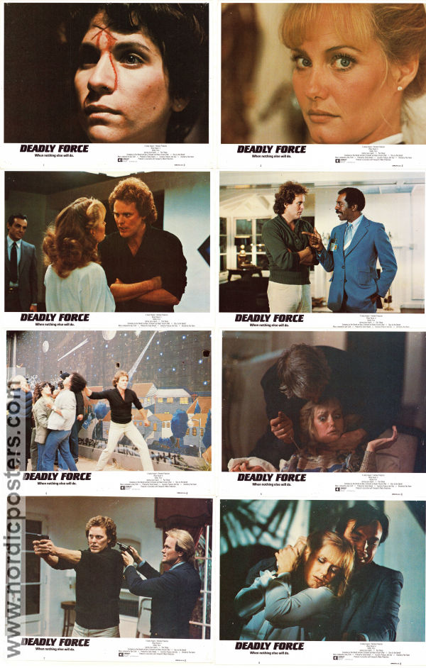 Deadly Force 1983 lobbykort Wings Hauser Joyce Ingalls Paul Shenar Paul Aaron