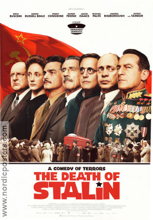 The Death of Stalin 2017 poster Olga Kurylenko Tom Brooke Paddy Considine Armando Iannucci Politik Ryssland
