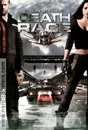 Death Race 2008 poster Jason Statham Joan Allen Tyrese Gibson Paul WS Anderson Bilar och racing