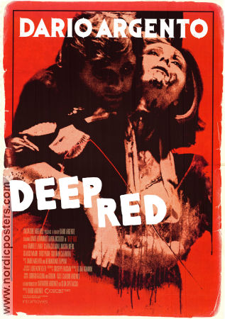 Deep Red 1975 poster David Hemmings Daria Nicolodi Gabriele Lavia Dario Argento Hitta mer: Giallo