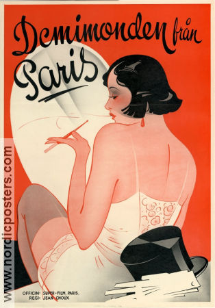 Demimonden från Paris 1932 poster René Lefevre Jean Choux
