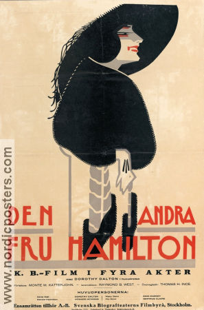 Den andra fru Hamilton 1920 poster Dorothy Dalton Holmes Herbert Charles Giblyn