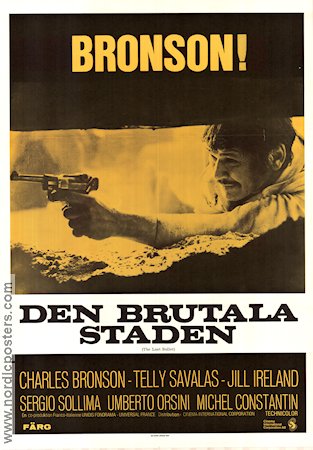 Den brutala staden 1970 poster Charles Bronson